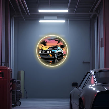 Car neon light sign, Car wall art lighted, Car led wall decor, Car led sign, Man Cave Automotive Sign,Free Shipping & Returns