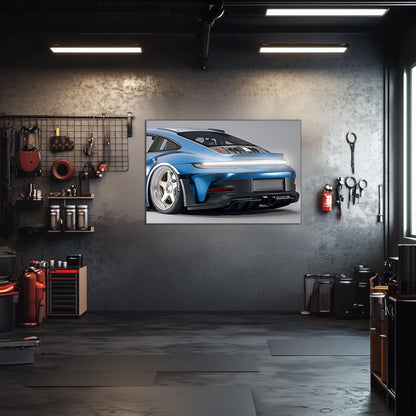 Néon personnalisé pour voiture - Décoration de garage LED personnalisée pour les passionnés de voitures - Décoration murale en plexiglas imprimée UV - Lumière réglable et livraison gratuite
