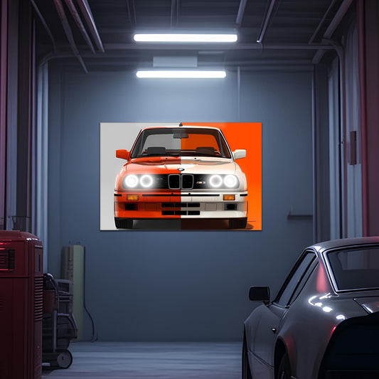 Large Sports Car Neon Wall Art – LED Garage Decor for Car Enthusiasts – Ideal Gift for Men – Free Shipping & 14-Day Returns