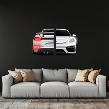 Car led wall decor, Car neon light sign, Car wall art lighted,  Car led sign, Man Cave Automotive Sign,Free Shipping & Returns