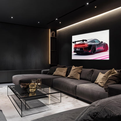 Acrylic UV Printed LED Car Poster – Backlit Neon Wall Decor