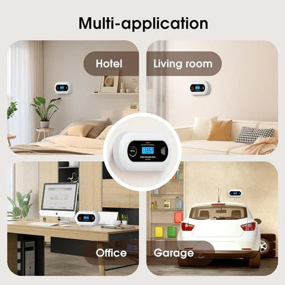 Carbon Monoxide Detector 10-Year Battery LCD Display 85dB Alarm
