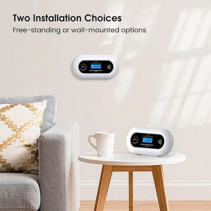Carbon Monoxide Detector 10-Year Battery LCD Display 85dB Alarm