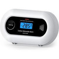 Carbon Monoxide Detector 10-Year Battery LCD Display 85dB Alarm