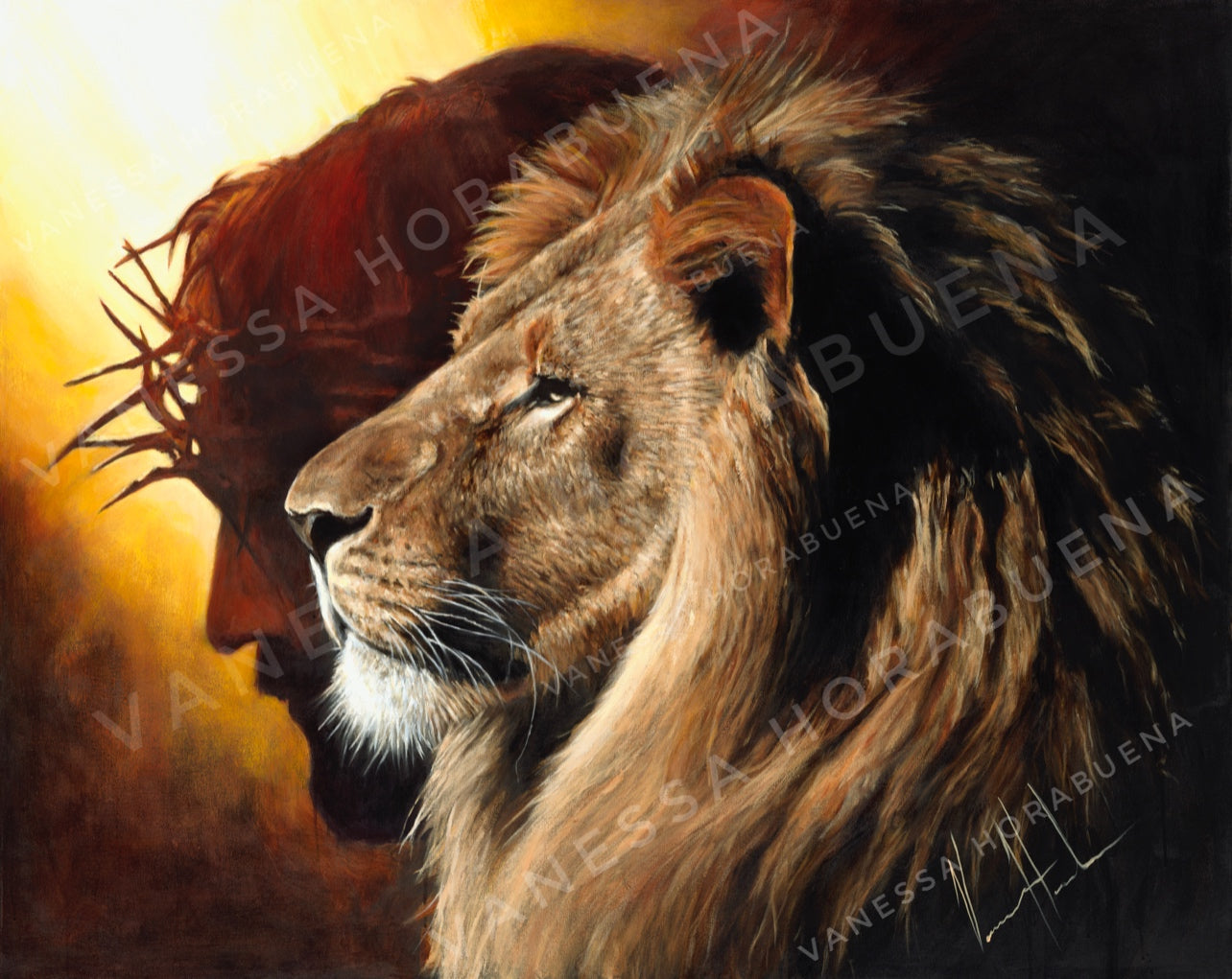 Lion of Judah Scripture Wall Art – Revelation 5:5