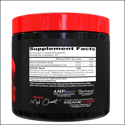 Insane Labz Redrum Pre-Workout 25 Servings