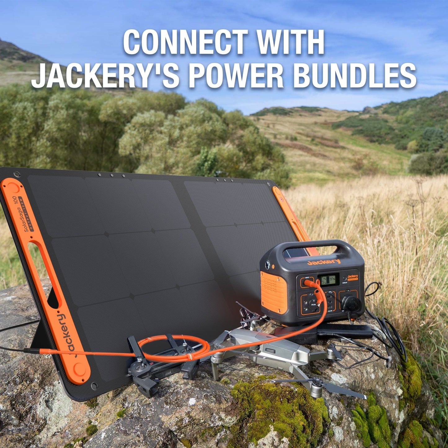 Cable de extensión de CC Jackery para panel solar