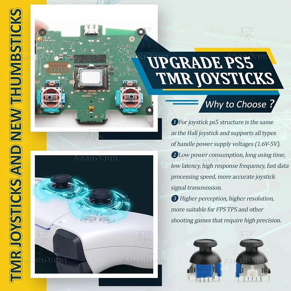 Joystick Replacement Kit PS5, PS4, and Xbox Controllers