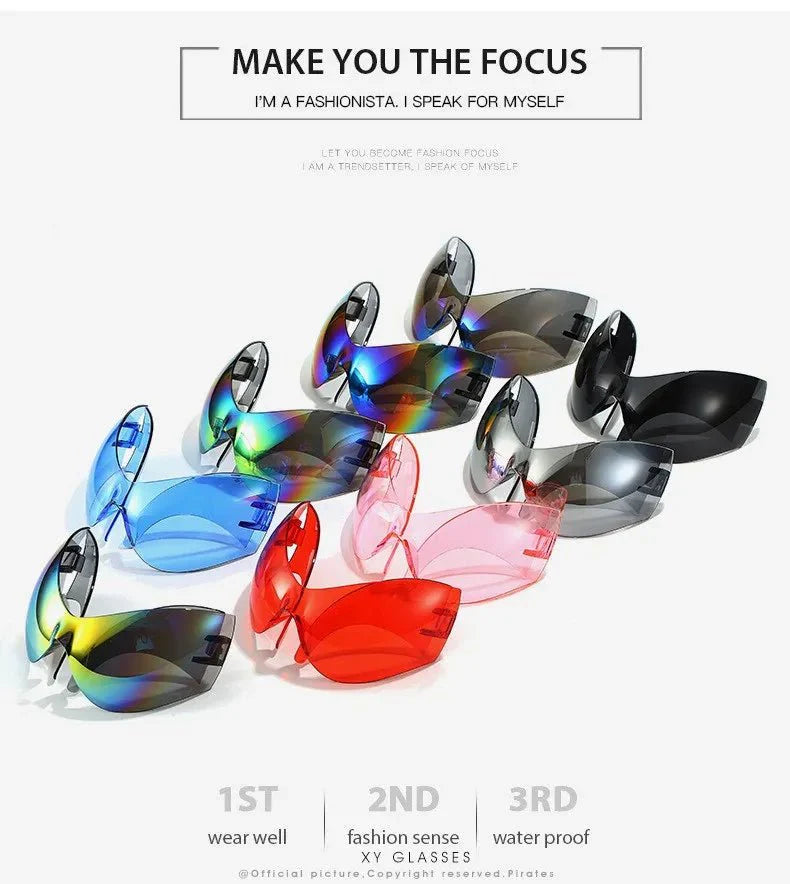 Oversized Sport Sunglasses | UV Protection Windproof Steampunk Goggles