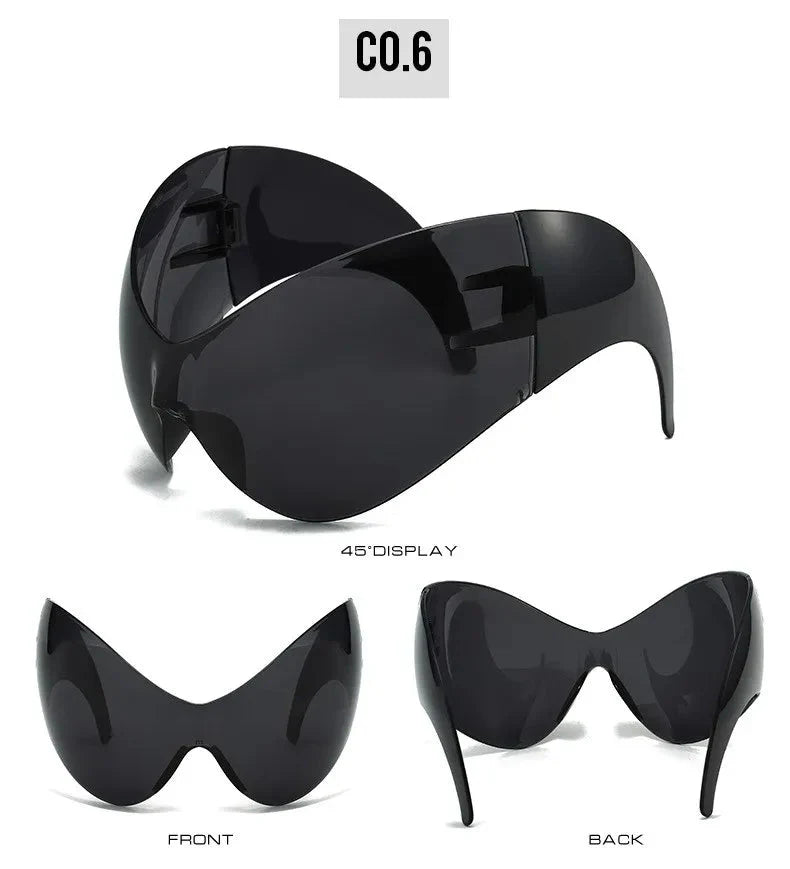Oversized Sport Sunglasses | UV Protection Windproof Steampunk Goggles