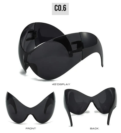 Oversized Sport Sunglasses | UV Protection Windproof Steampunk Goggles