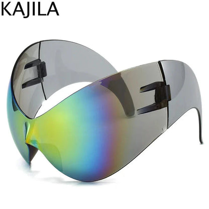 Oversized Sport Sunglasses | UV Protection Windproof Steampunk Goggles