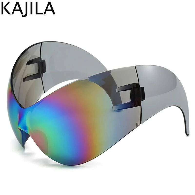 Oversized Sport Sunglasses | UV Protection Windproof Steampunk Goggles