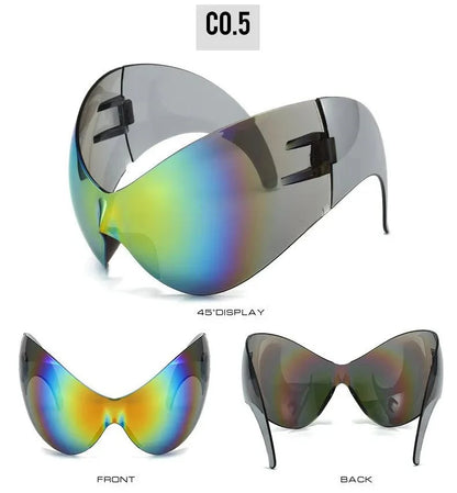 Oversized Sport Sunglasses | UV Protection Windproof Steampunk Goggles
