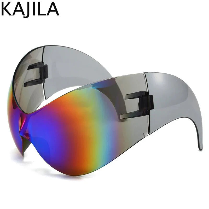 Oversized Sport Sunglasses | UV Protection Windproof Steampunk Goggles