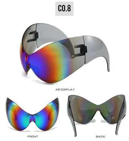 Oversized Sport Sunglasses | UV Protection Windproof Steampunk Goggles