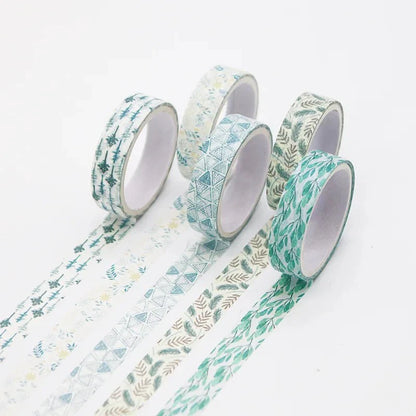 Kawaii Washi Tape Set | 5 Rolls for Scrapbooking and Journaling