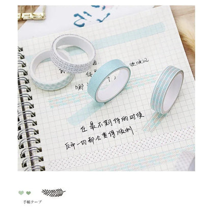 Kawaii Washi Tape Set | 5 Rolls for Scrapbooking and Journaling