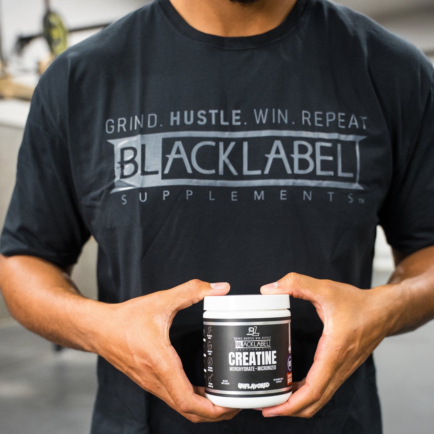 BLACKLABEL Logo Tri-Blend T-Shirt | Soft Lightweight Gym & Lifestyle Tee
