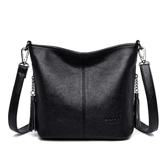Bolsos cruzados de hombro de cuero para mujer