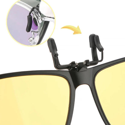 Unisex Clip-On Polarized Sunglasses – UV Protection