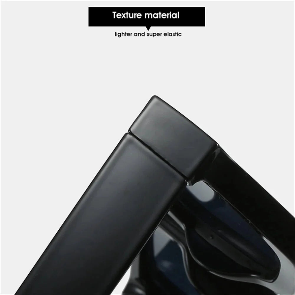 Gafas de sol de montura cuadrada – Protección UV antirreflejos diseño de lentes grandes