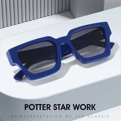 Gafas de sol de montura cuadrada – Protección UV antirreflejos diseño de lentes grandes