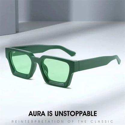 Gafas de sol de montura cuadrada – Protección UV antirreflejos diseño de lentes grandes