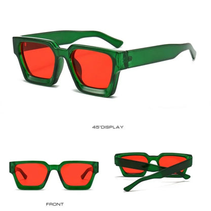 Gafas de sol de montura cuadrada – Protección UV antirreflejos diseño de lentes grandes