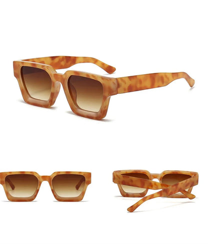 Gafas de sol de montura cuadrada – Protección UV antirreflejos diseño de lentes grandes