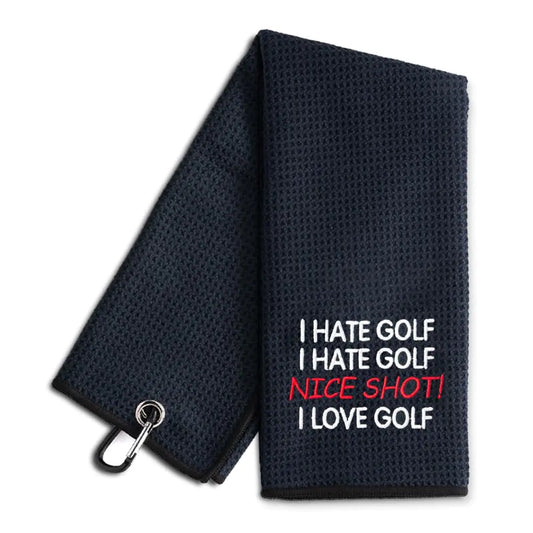 Toalla de golf bordada WUUCKOO