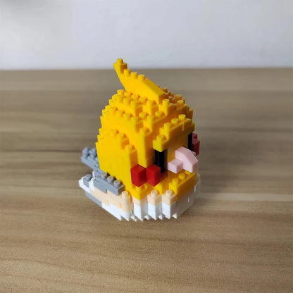 Colorful Parrot Micro Mini Building Blocks | Educational DIY Building Set for Kids and Adults