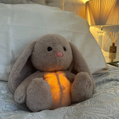 Breathing Plush Toy Calming Sleep Aid Stuffed Animal with Music & Light