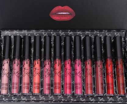 KYLIE Set de Brillos Labiales Mate 12 Lazos