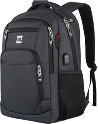 Sac à dos pour ordinateur portable mince antivol 15,6 pouces Sac de voyage à chargement USB