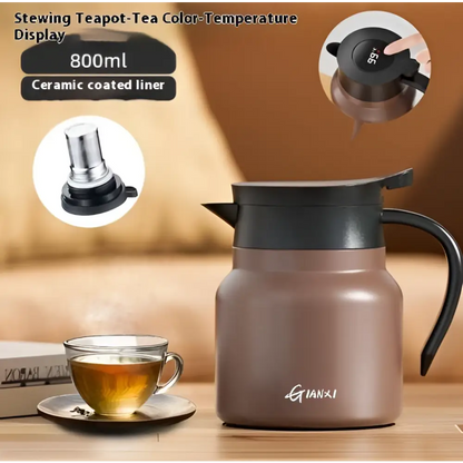 Garrafa de gran capacidad con separación de té y agua