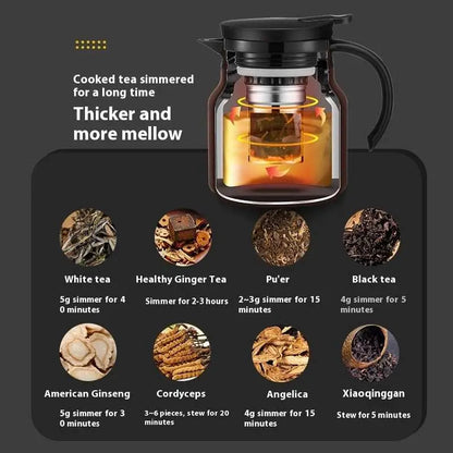 Garrafa de gran capacidad con separación de té y agua