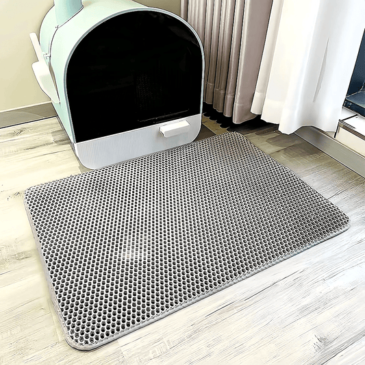 Large Cat Litter Mat – Double Layer Waterproof Honeycomb Design
