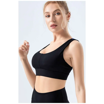 Lavender Fitness Bra with Nylon Main Fabric