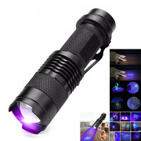 395nm UV Flashlight LED Black Light Pet Urine Stain Detector Torch
