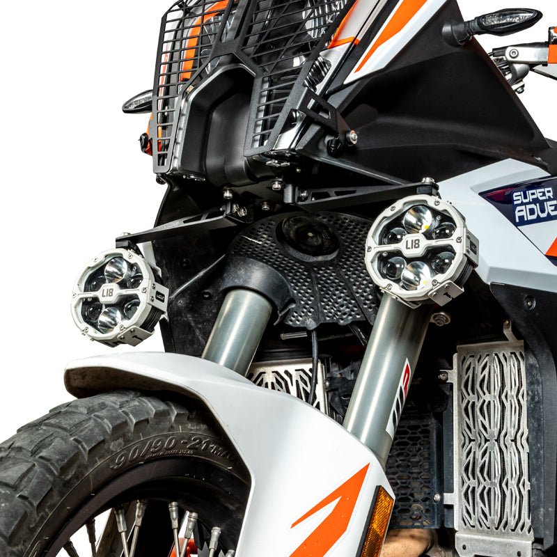 LOBOO Auxiliary Light Mount Brackets for KTM 1290 Super Adventure R (2022+)