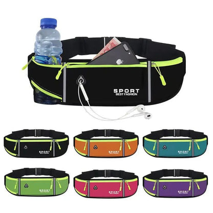 Waterproof Running Waist Bag | Lightweight Reflective Fanny Pack for Sports