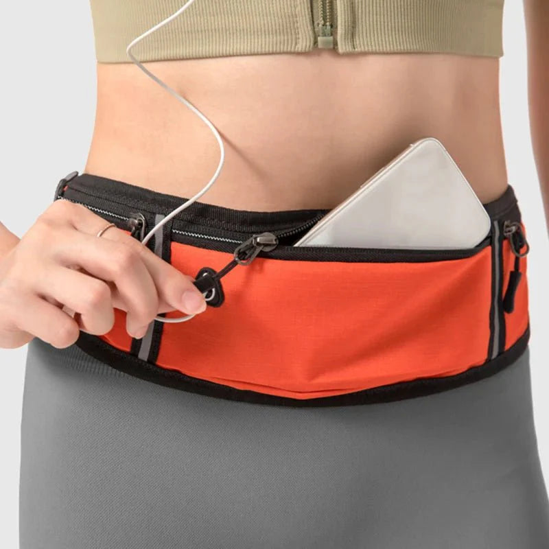 Waterproof Running Waist Bag | Lightweight Reflective Fanny Pack for Sports