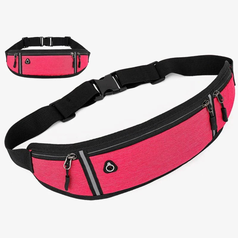 Waterproof Running Waist Bag | Lightweight Reflective Fanny Pack for Sports