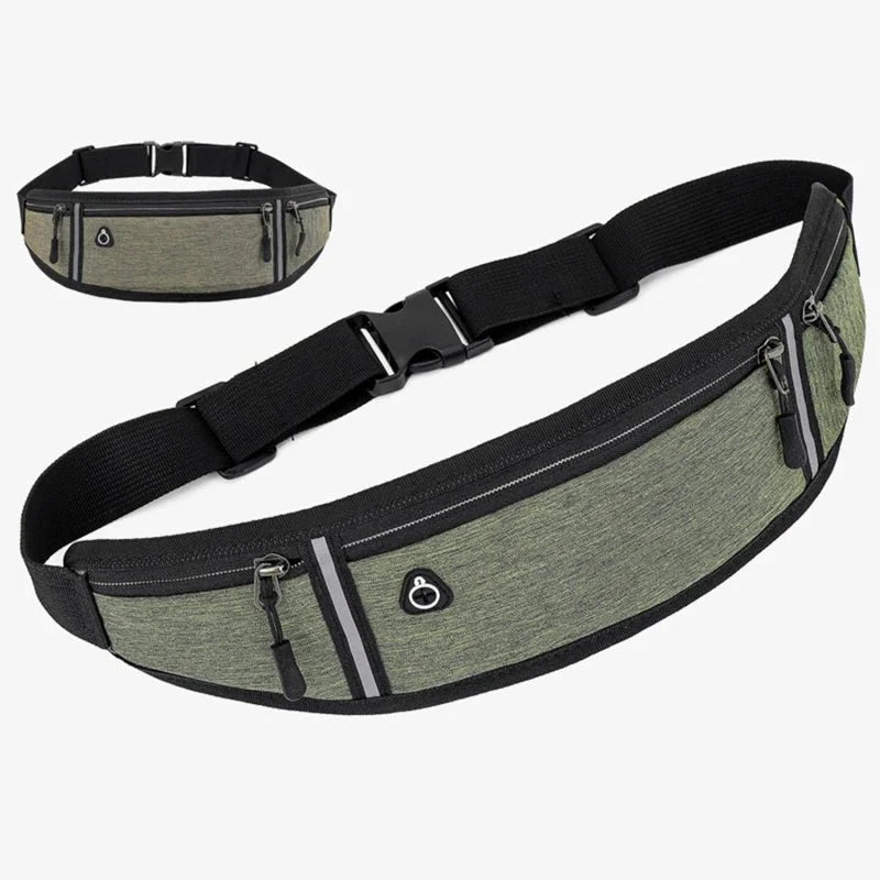 Waterproof Running Waist Bag | Lightweight Reflective Fanny Pack for Sports
