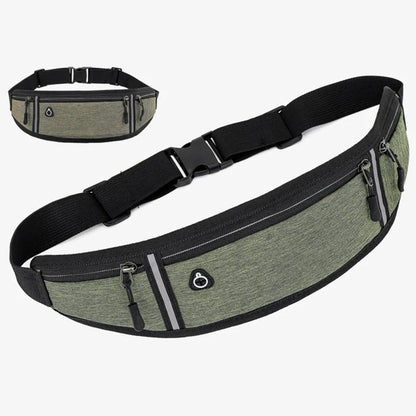 Waterproof Running Waist Bag | Lightweight Reflective Fanny Pack for Sports