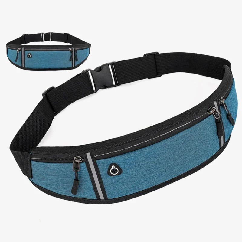 Waterproof Running Waist Bag | Lightweight Reflective Fanny Pack for Sports