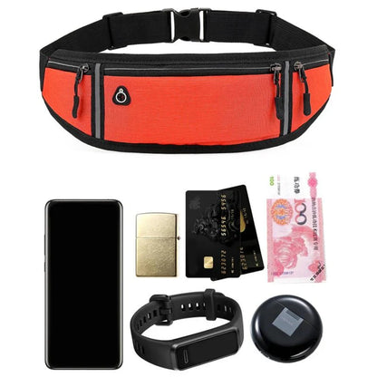 Waterproof Running Waist Bag | Lightweight Reflective Fanny Pack for Sports