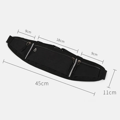 Waterproof Running Waist Bag | Lightweight Reflective Fanny Pack for Sports