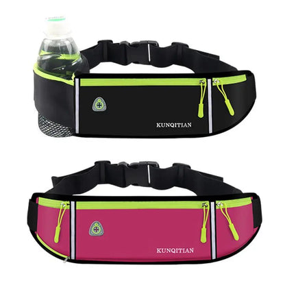 Waterproof Running Waist Bag | Lightweight Reflective Fanny Pack for Sports